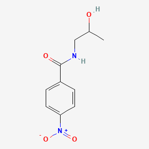 molecular formula C10H12N2O4 B1438331 N-(2-羟丙基)-4-硝基苯甲酰胺 CAS No. 950692-85-0