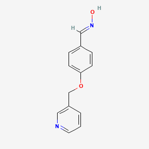 N-{[4-(pyridin-3-ylmethoxy)phenyl]methylidene}hydroxylamine