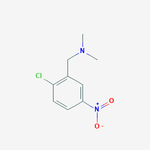 molecular formula C9H11ClN2O2 B1438399 (2-Chloro-5-nitrobenzyl)dimethylamine CAS No. 697305-62-7