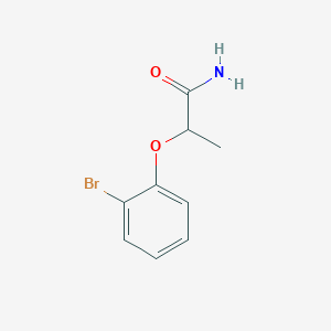 molecular formula C9H10BrNO2 B1438400 2-(2-Bromophenoxy)propanamide CAS No. 915920-68-2