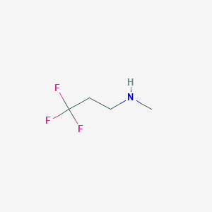 molecular formula C4H8F3N B1438401 Methyl(3,3,3-trifluoropropyl)amine CAS No. 1094424-08-4