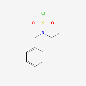 molecular formula C9H12ClNO2S B1438402 N-苄基-N-乙基磺酰氯 CAS No. 1152562-19-0