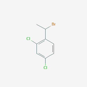 molecular formula C8H7BrCl2 B1438409 1-(1-溴乙基)-2,4-二氯苯 CAS No. 20444-01-3