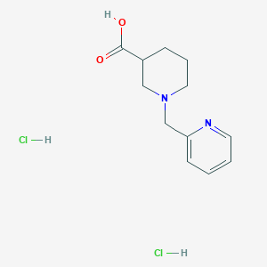 B1438415 1-(Pyridin-2-ylmethyl)piperidine-3-carboxylic acid dihydrochloride CAS No. 887444-94-2