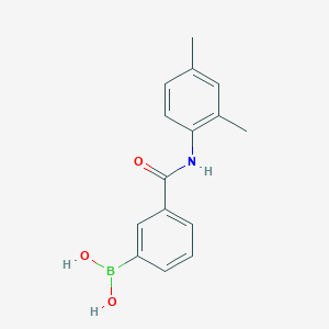 molecular formula C15H16BNO3 B1438419 3-硼代-N-(2,4-二甲苯基)苯甲酰胺 CAS No. 957060-98-9