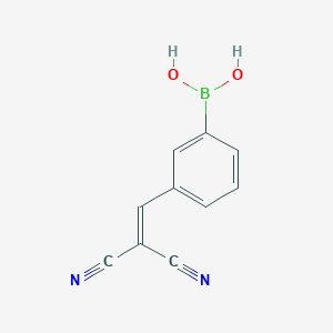 molecular formula C10H7BN2O2 B1438441 (3-(2,2-二氰基乙烯基)苯基)硼酸 CAS No. 957034-31-0