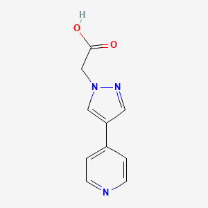 (4-Pyridin-4-yl-1H-pyrazol-1-yl)acetic acid