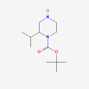 molecular formula C12H24N2O2 B1438448 1-Boc-2-Isopropylpiperazine CAS No. 886766-25-2