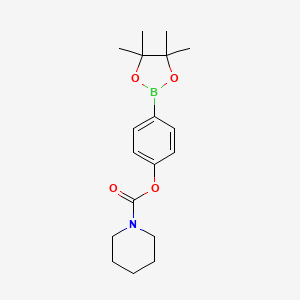 4-(4,4,5,5-Tetramethyl-1,3,2-dioxaborolan-2-yl)phenyl piperidine-1-carboxylate