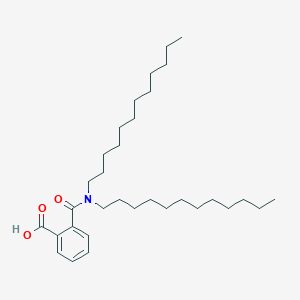 molecular formula C32H55NO3 B14384634 2-(Didodecylcarbamoyl)benzoic acid CAS No. 89946-74-7