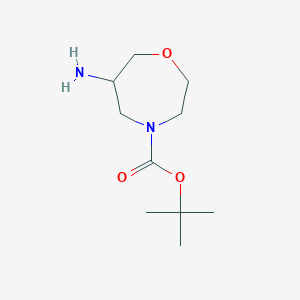 Tert-butyl 6-amino-1,4-oxazepane-4-carboxylate