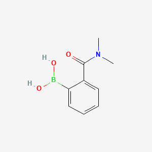molecular formula C9H12BNO3 B1438472 (2-(二甲基氨基羰基)苯基)硼酸 CAS No. 874219-16-6