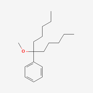 molecular formula C18H30O B14384783 (6-Methoxyundecan-6-YL)benzene CAS No. 89579-52-2