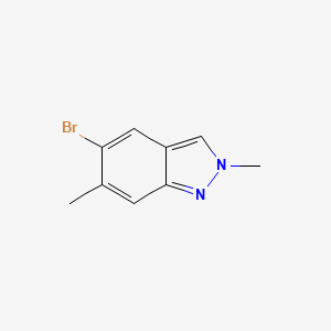 molecular formula C9H9BrN2 B1438481 5-Bromo-2,6-dimethyl-2H-indazole CAS No. 1159511-90-6