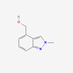 molecular formula C9H10N2O B1438487 (2-Methyl-2H-indazol-4-yl)methanol CAS No. 1079992-60-1