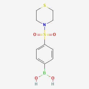 B1438489 (4-(Thiomorpholinosulfonyl)phenyl)boronic acid CAS No. 871329-69-0