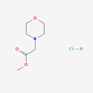 molecular formula C7H14ClNO3 B1438496 吗啉-4-基乙酸甲酯盐酸盐 CAS No. 67067-94-1