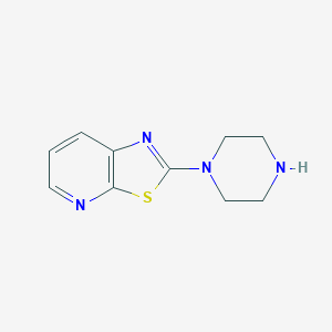 molecular formula C10H12N4S B1438501 2-Piperazin-1-yl[1,3]thiazolo[5,4-b]pyridine CAS No. 1095539-04-0