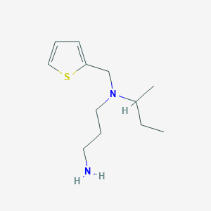 molecular formula C12H22N2S B1438502 N-(仲丁基)-N-(2-噻吩甲基)丙烷-1,3-二胺 CAS No. 1172431-36-5