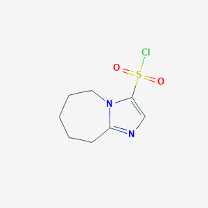 6,7,8,9-Tetrahydro-5H-imidazo[1,2-a]azepine-3-sulphonyl chloride