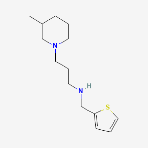 [3-(3-Methylpiperidin-1-yl)propyl](2-thienylmethyl)amine