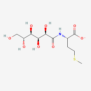 molecular formula C11H20NO8S- B1438546 N-D-Gluconoyl L-methionate CAS No. 94231-87-5