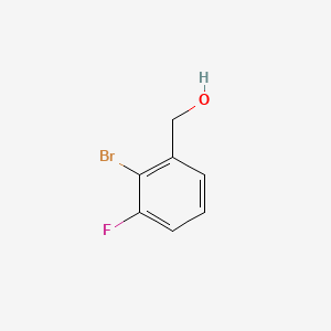 molecular formula C7H6BrFO B1438554 (2-Bromo-3-fluorophenyl)methanol CAS No. 1184915-45-4