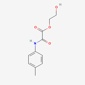 2-Hydroxyethyl [(4-methylphenyl)amino](oxo)acetate