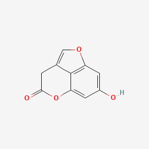 molecular formula C10H6O4 B1438562 7-Hydroxyfuro[4,3,2-de]chromen-4(3H)-one CAS No. 1177271-53-2