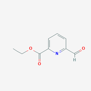 molecular formula C9H9NO3 B1438563 Ethyl 6-formylpyridine-2-carboxylate CAS No. 21908-10-1