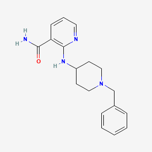 2-[(1-Benzylpiperidin-4-yl)amino]pyridine-3-carboxamide