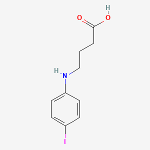 molecular formula C10H12INO2 B1438580 4-[(4-碘苯基)氨基]丁酸 CAS No. 1039879-15-6
