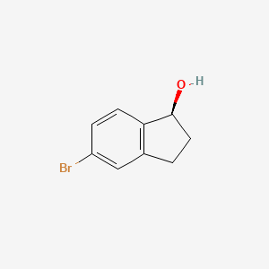 molecular formula C9H9BrO B1438586 (S)-5-溴-2,3-二氢-1H-茚-1-醇 CAS No. 1270284-15-5