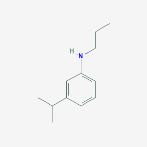 molecular formula C12H19N B1438591 (3-Isopropylphenyl)propylamine CAS No. 1039989-87-1