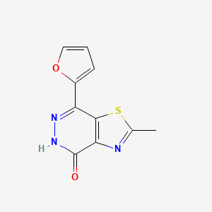 7-(2-furyl)-2-methyl[1,3]thiazolo[4,5-d]pyridazin-4(5H)-one