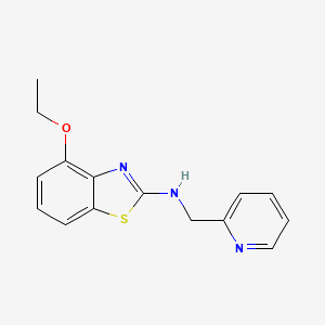 4-ethoxy-N-(pyridin-2-ylmethyl)-1,3-benzothiazol-2-amine
