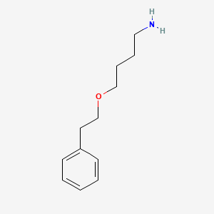 molecular formula C12H19NO B1438602 4-(2-苯乙氧基)丁-1-胺 CAS No. 1039949-96-6