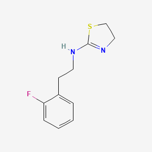 N-[2-(2-fluorophenyl)ethyl]-4,5-dihydro-1,3-thiazol-2-amine