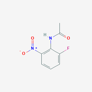 molecular formula C8H7FN2O3 B1438619 N-(2-Fluoro-6-nitrophenyl)acetamide CAS No. 342-52-9