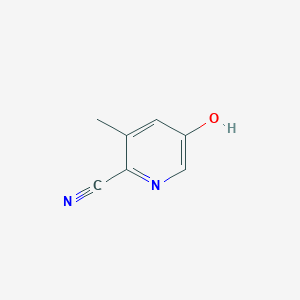 molecular formula C7H6N2O B1438620 5-羟基-3-甲基吡啶-2-碳腈 CAS No. 228867-86-5