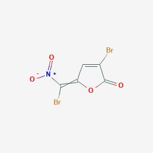 3-Bromo-5-[bromo(nitro)methylidene]furan-2(5H)-one