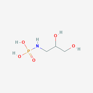 N-(2,3-Dihydroxypropyl)phosphoramidic acid