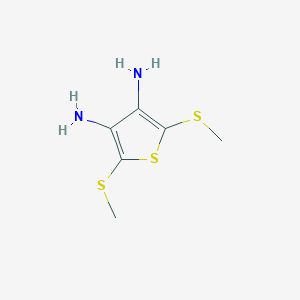 2,5-Bis(methylsulfanyl)thiophene-3,4-diamine