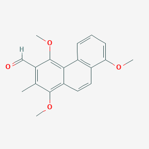 1,4,8-Trimethoxy-2-methylphenanthrene-3-carbaldehyde