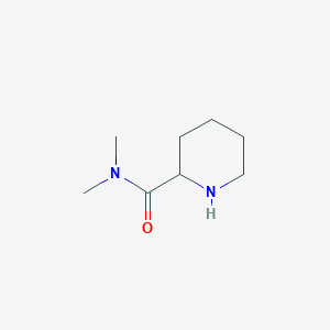 molecular formula C8H16N2O B143863 N,N-Dimethylpiperidine-2-carboxamide CAS No. 130497-29-9