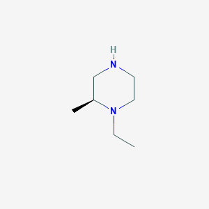 molecular formula C7H16N2 B1438631 (S)-1-Ethyl-2-methyl-piperazine CAS No. 1033717-23-5