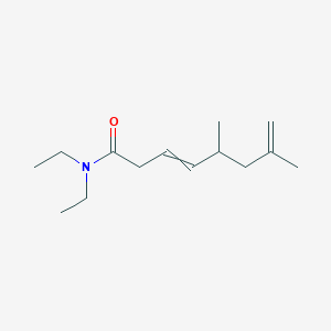 B14386521 N,N-Diethyl-5,7-dimethylocta-3,7-dienamide CAS No. 89375-01-9