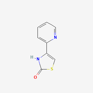 molecular formula C8H6N2OS B1438653 4-(吡啶-2-基)-2,3-二氢-1,3-噻唑-2-酮 CAS No. 805983-92-0