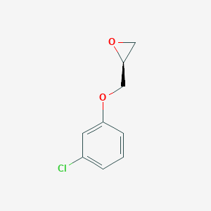 molecular formula C9H9ClO2 B143866 (S)-2-((3-氯苯氧基)甲基)环氧乙烷 CAS No. 129098-53-9