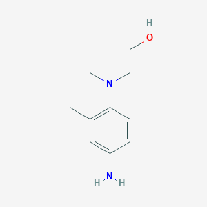 molecular formula C10H16N2O B1438684 2-(4-氨基-2-二甲氨基苯胺)-1-乙醇 CAS No. 56387-03-2